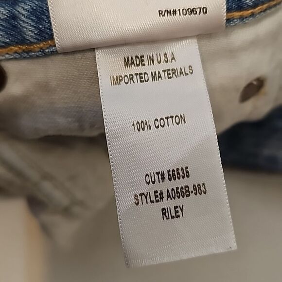 AGOLDE DISTRESSED JEANS SIZE 24 - Picture 8 of 12